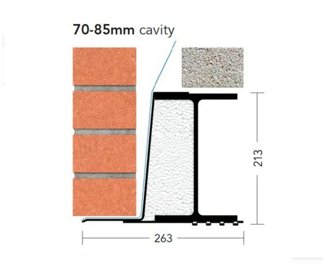 KEYSTONE C/W EXTREME LINTEL X/K-70 6000mm KX76