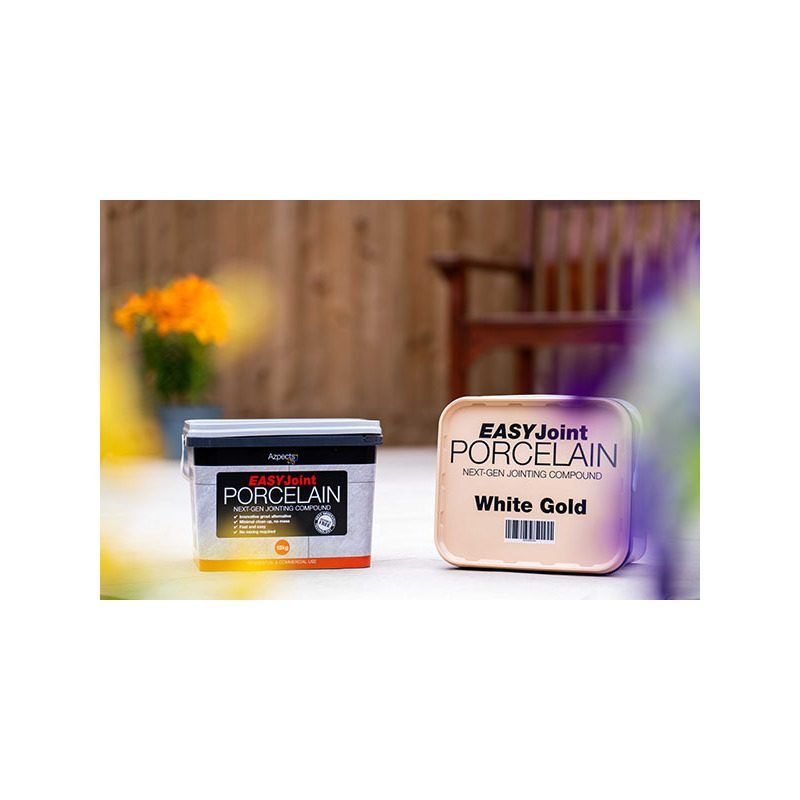 AZPECTS EASYJOINT PORCELAIN NEXT-GEN JOINT COMPOUND 15kg WHITE GOLD 8001