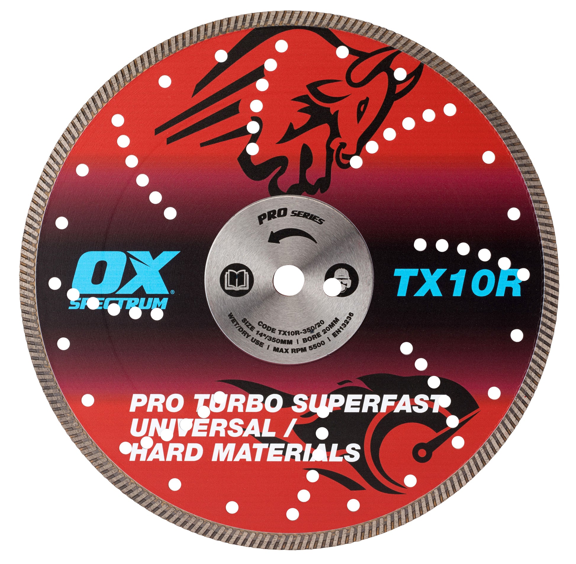 SPECTRUM TX10R-350/20 SUPERFAST DIAMOND BLADE 350mm