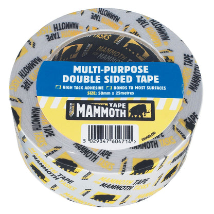Everbuild Mammoth Mp Double Side Tape 25M x 50mm 2DOUBLE50
