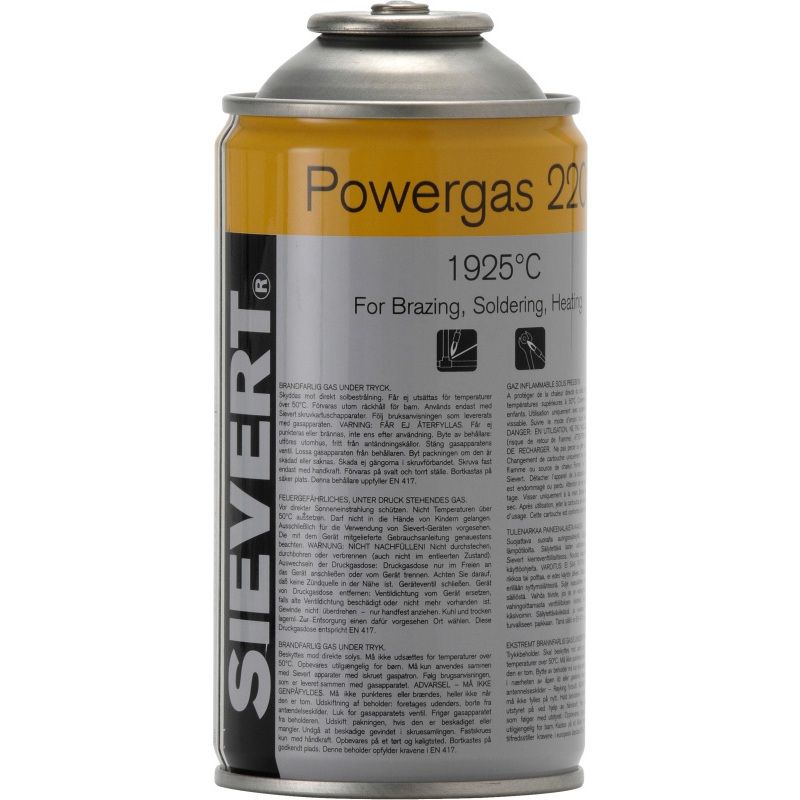SIEVERT PRM2203 SELF SEAL BUTANE/PROPANE GAS 175g