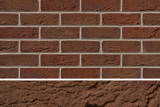IBSTOCK LEICESTER BRADGATE CLARET BRICK 65mm (86 PER LEG) A0031A