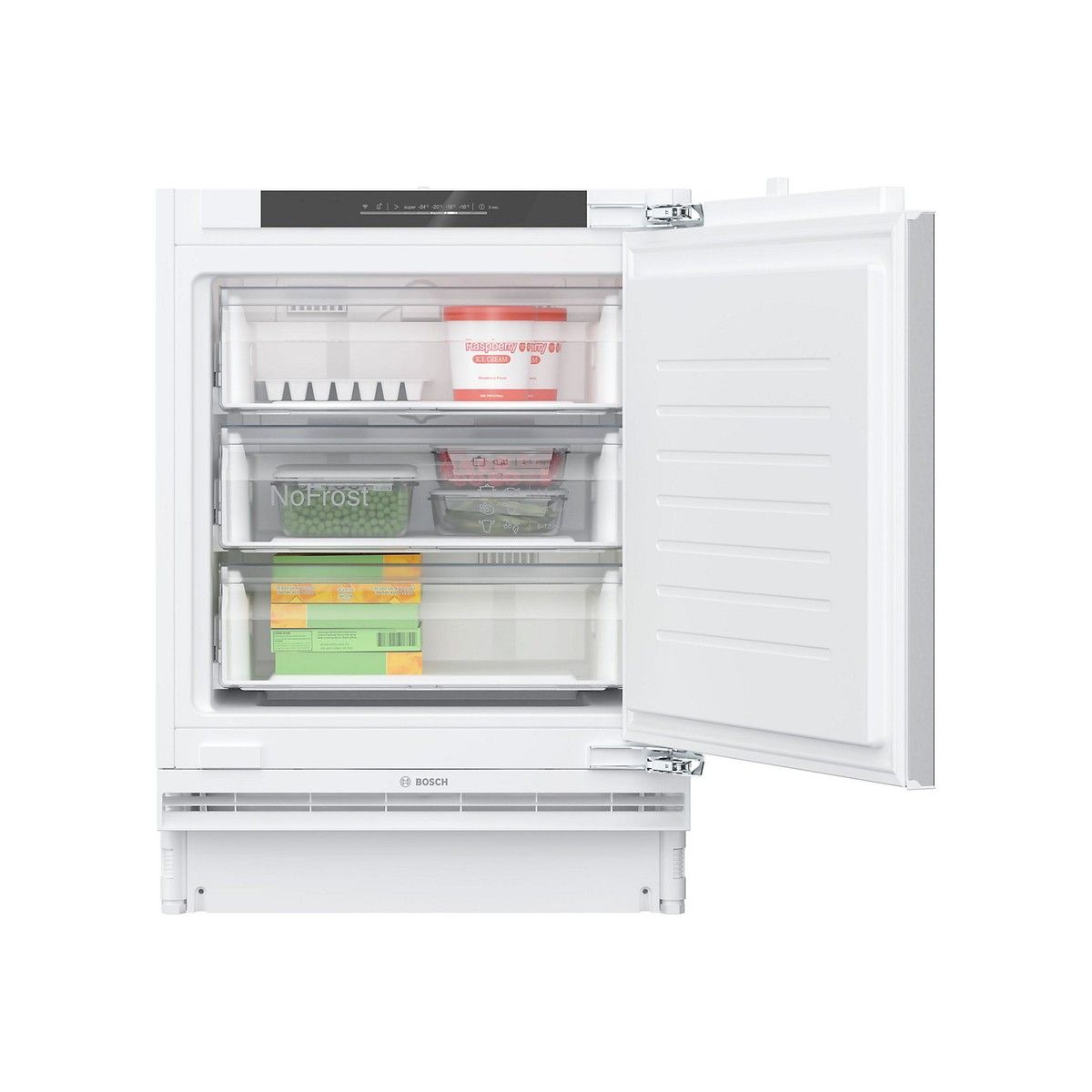 BOSCH GUN21VFE0G SERIES 4 BUILT UNDER SINGLE DOOR FREEZER 820mm