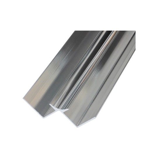 WWSPOLSILVERINTCNR WETWALL MERMAID INTERNAL CORNER 2420mm POLISHED SILVER