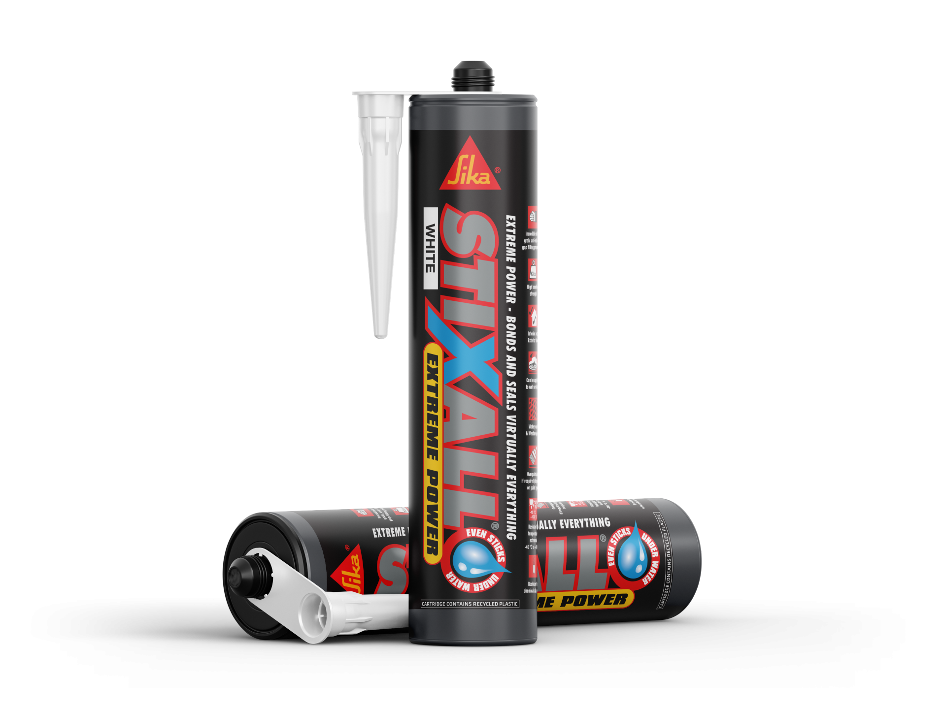 Everbuild Stixall Sealant 290ml White (STIXWE) – 12 Pack