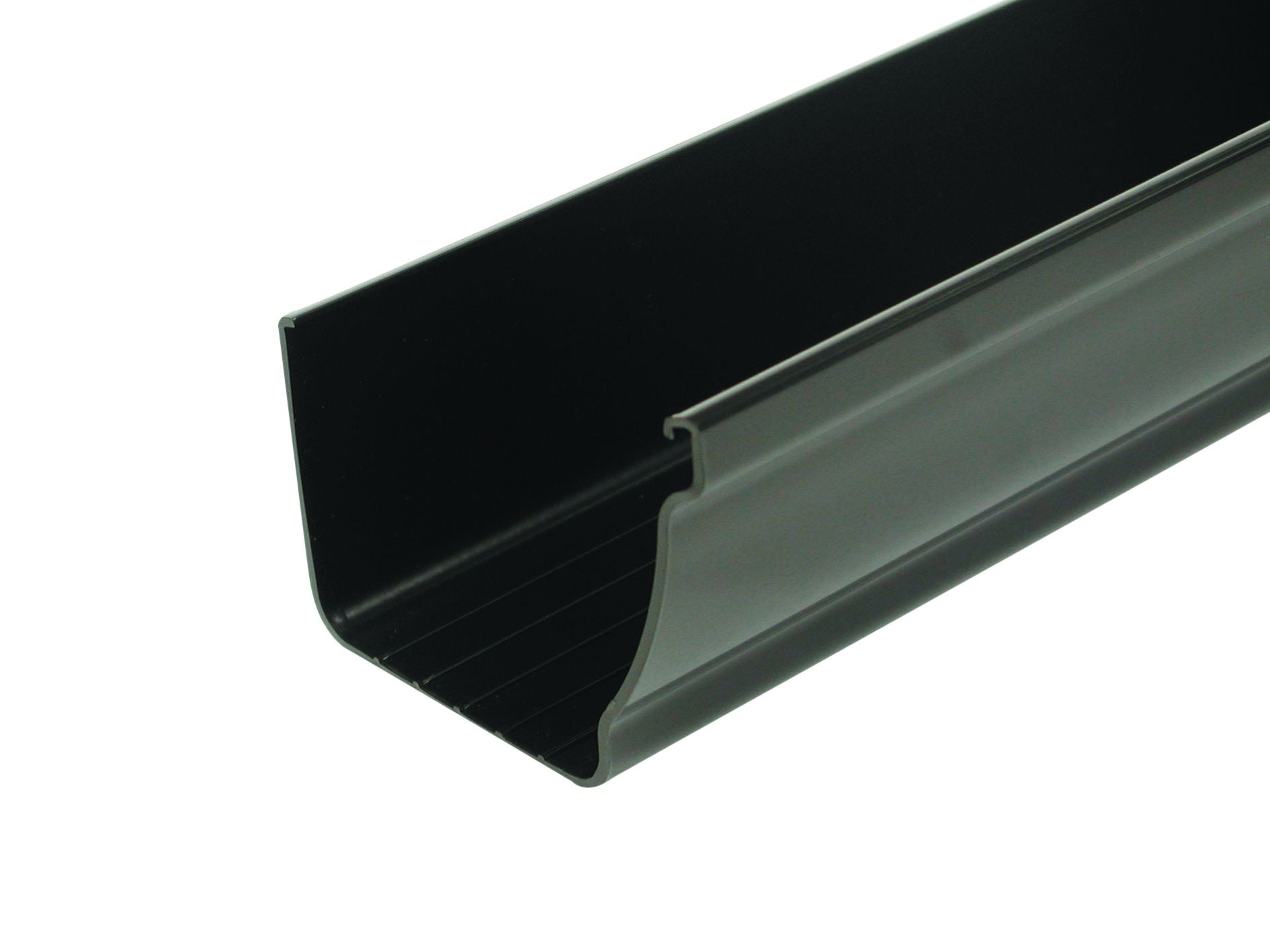 OSMASTORM 8T874 PVCU GUTTER 111mm x 4m 8T874B BLACK