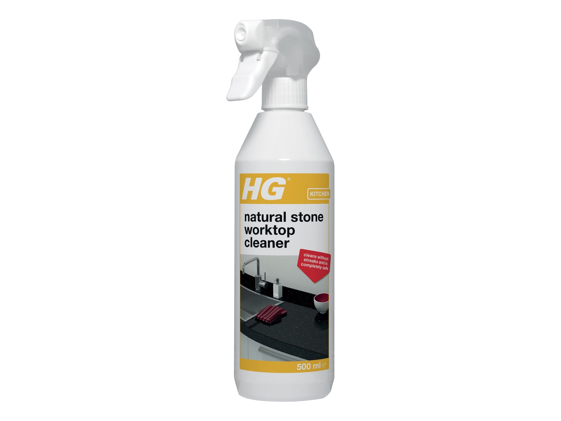 HG 340050106 NATURAL STONE WORKTOP CLEANER 500ml