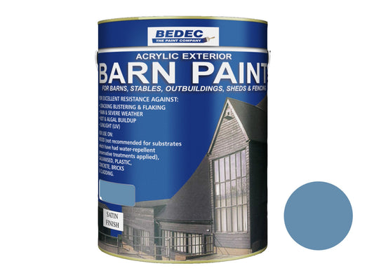 BEDEC SATIN BARN PAINT 5l EUCALYPTUS BEDE2AV2008/46