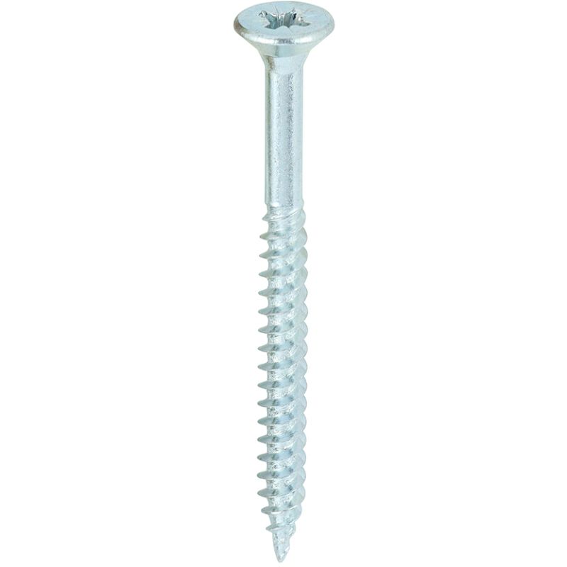 TIMCO TWINTHREAD CSK BZP WOODSCREWS 8 x 2" (BOX 200) 00082CWZ