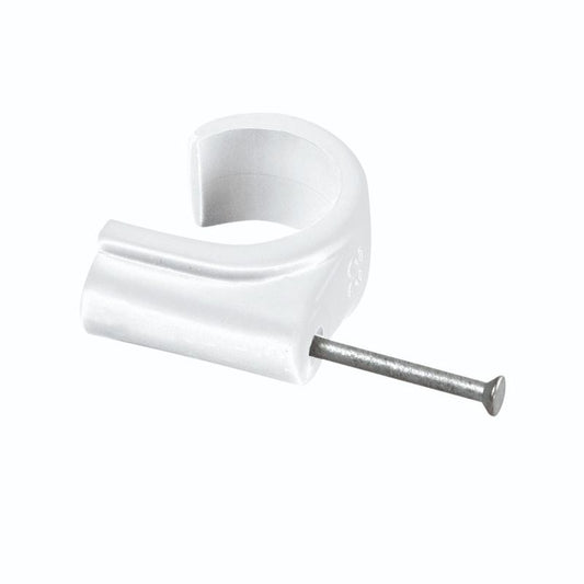 HEP2O NEW PIPE CLIP CABLE TYPE 10mm WHITE HX65/10W