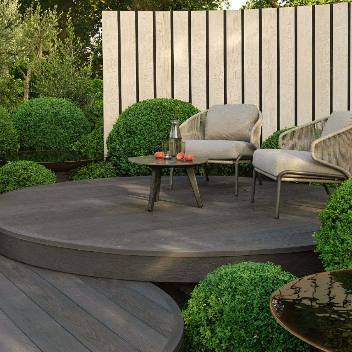 Millboard Enhanced Grain Decking 176 x 32 x 3600mm Burnt Cedar