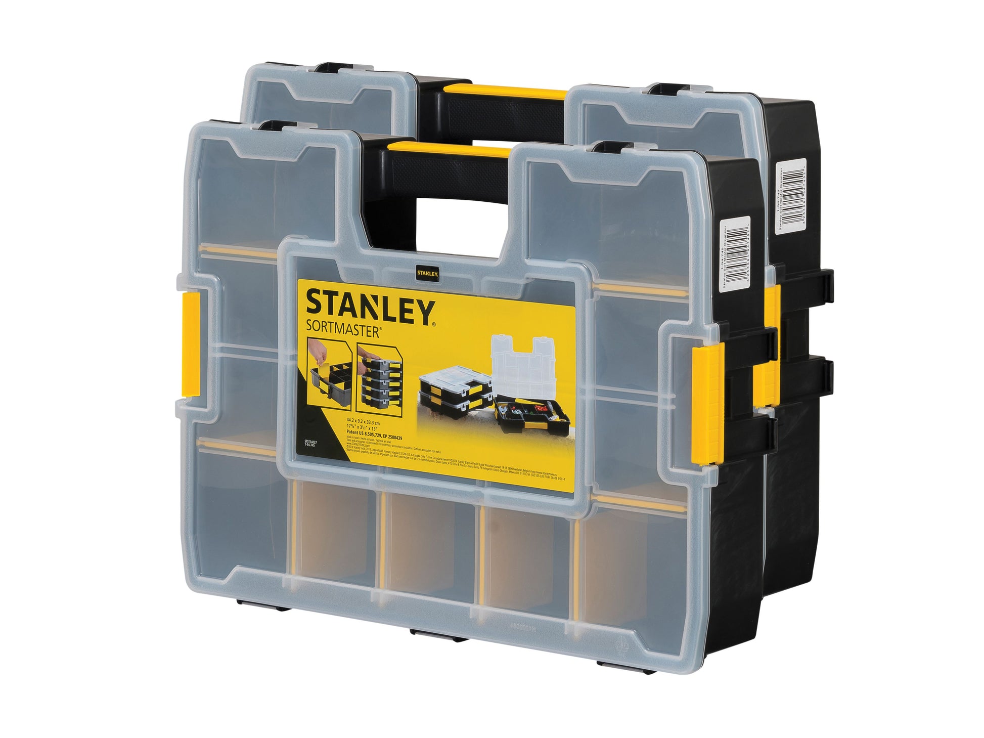 STANLEY STA195839 SORT MASTER ORGANISERS (TWIN PACK)