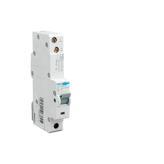 HAGER ADN116 RCBO TYPE B