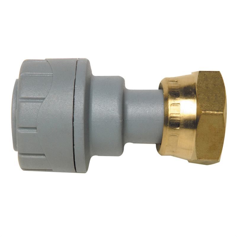 POLYPIPE POLYPLUMB STRAIGHT TAP CONNECTOR 22mm x 3/4" PB722