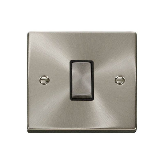 CLICK VPSC411BK 1G 2WAY 10A SWITCH SATIN CHROME