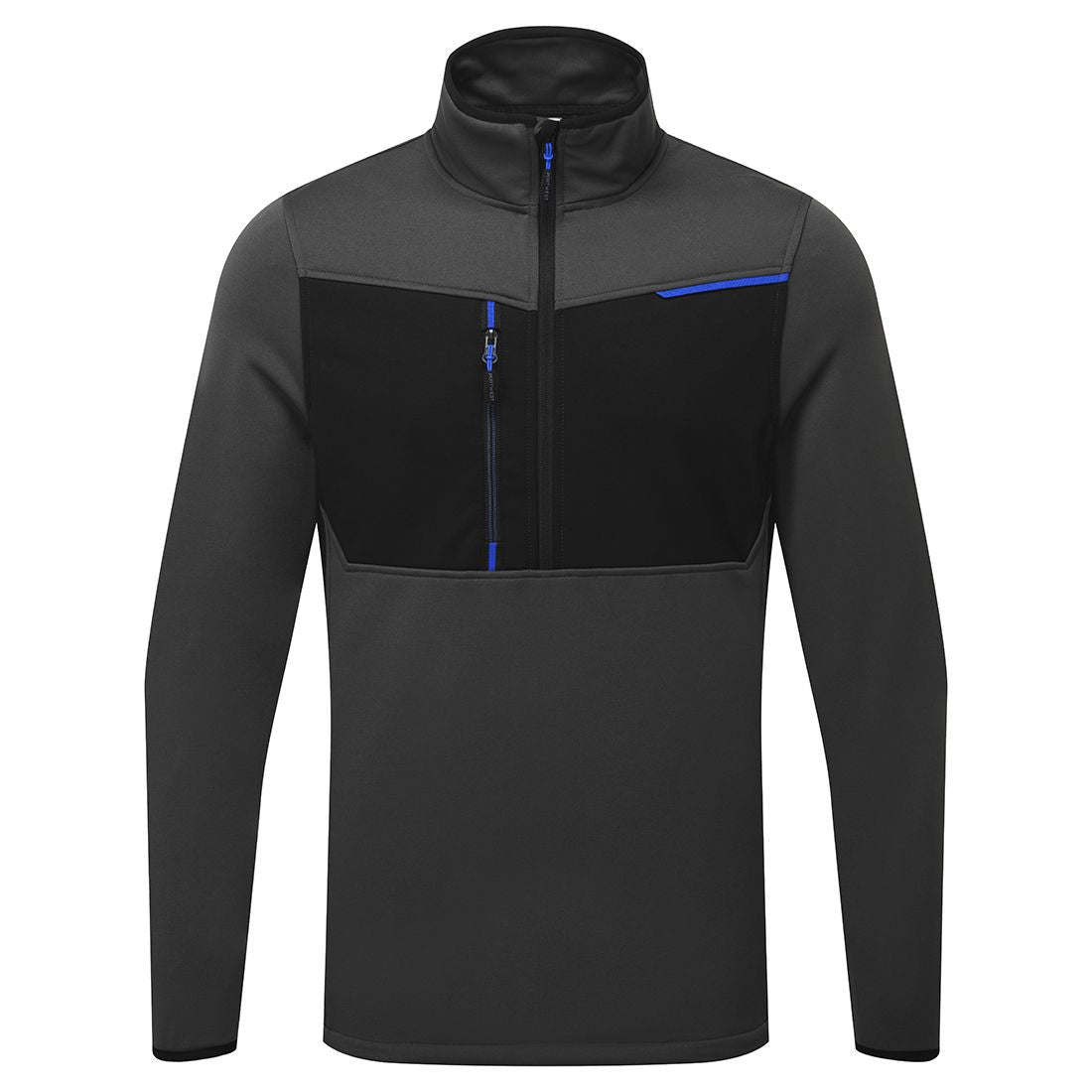 WX3 Half Zip Tech Fleece, L, R, Metal Grey