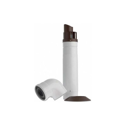 BAXI/MAIN/POTTERTON STANDARD TELESCOPIC FLUE KIT WHITE 720599401 104671