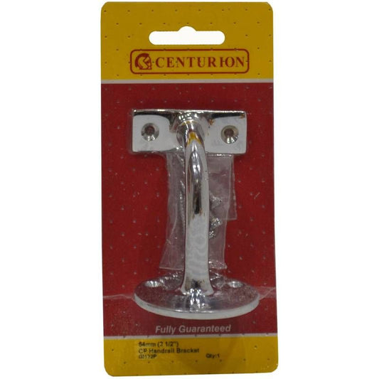 CENTURION GI122P HANDRAIL BRACKET 63mm CHROME PLATED