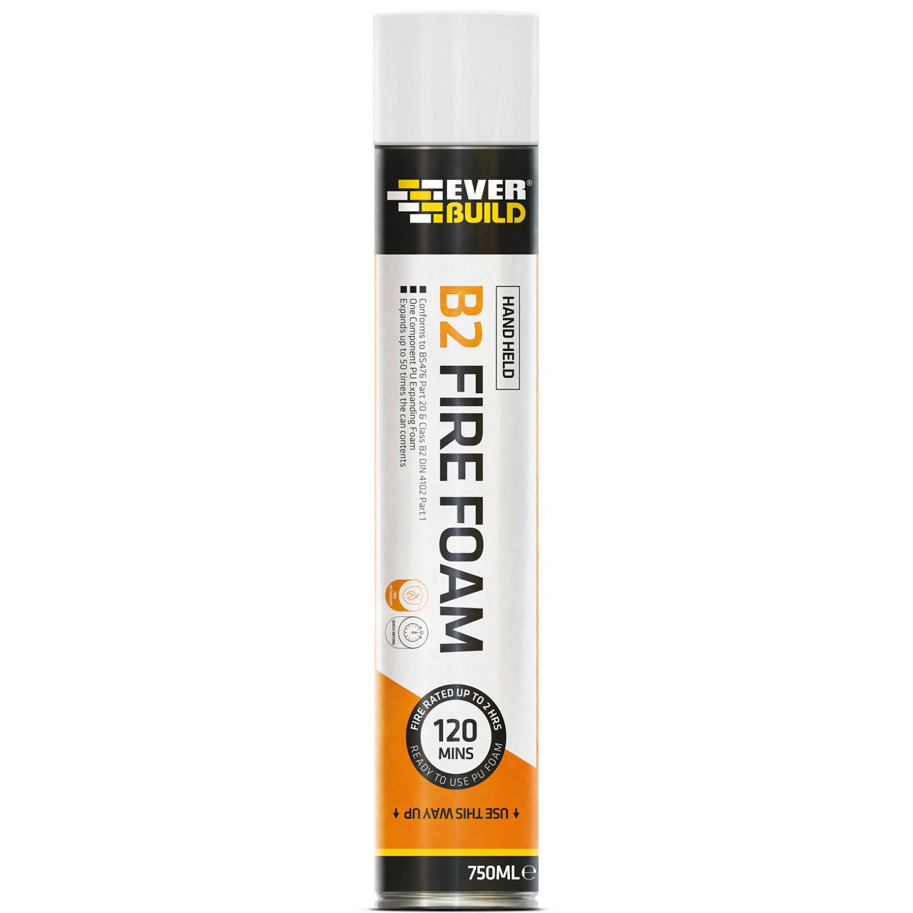 Everbuild Firefoam Handheld B2 750ml B2 Firehand