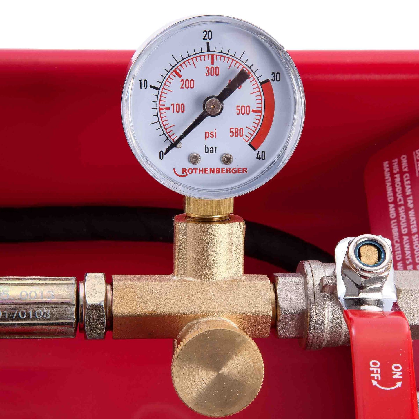ROTHENBERGER RP30 PRESSURE TESTING PUMP 0-30 BAR 61130 NMBS OFFER 61130-BON718