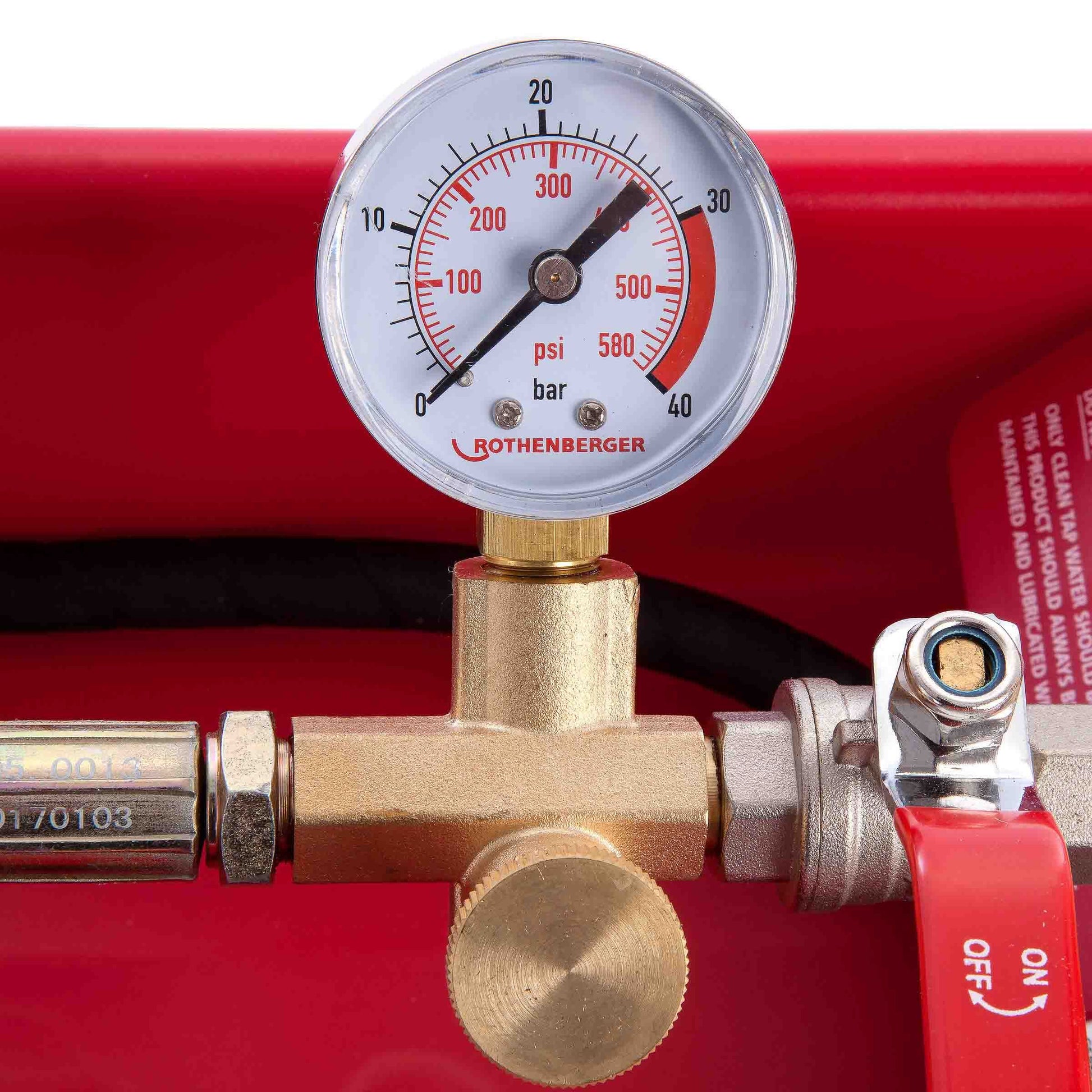 ROTHENBERGER RP30 PRESSURE TESTING PUMP 0-30 BAR 61130 NMBS OFFER 61130-BON718