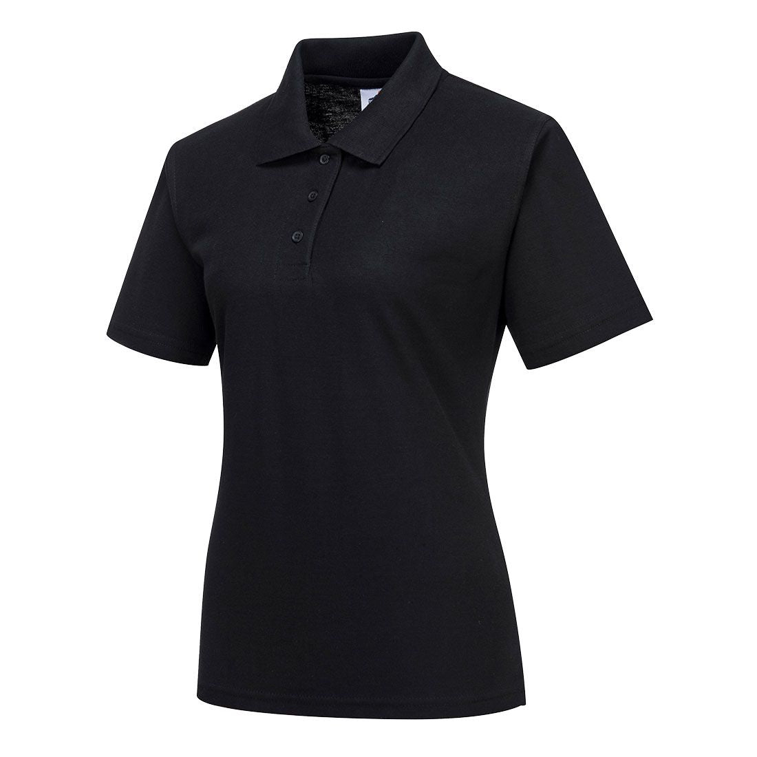 Naples Women's Polo Shirt, L, R, Black
