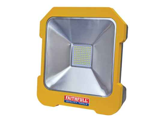 FAITHFULL FPPSLTL20L LED TASK LIGHT C/W POWER TAKE OFF 20w 110v