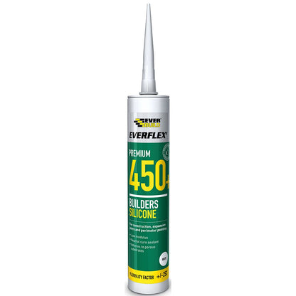 Everbuild 450 Construction Silicone Black 450BK