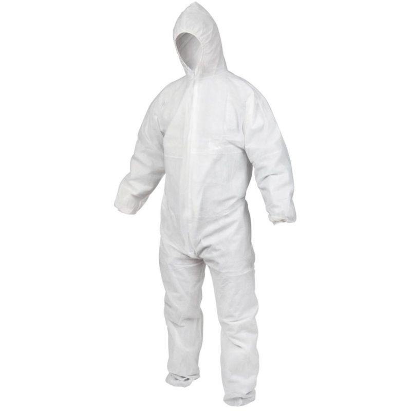 OX DISPOSABLE SINGLE USE POLYPROPYLENE COVERALL OX-S243705 EXTRA EXTRA LARGE