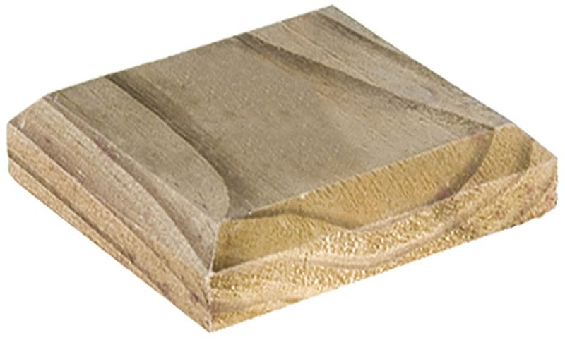 GRANGE PC22G FLAT POST CAP 100 x 100mm GREEN