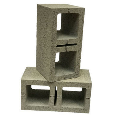 BUILD BLOC HOLLOW CONCRETE BLOCK 7.3N 215mm VOID PACK
