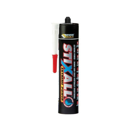 Everbuild Stixall Crystal Clear Sealant 290ml Stixclear