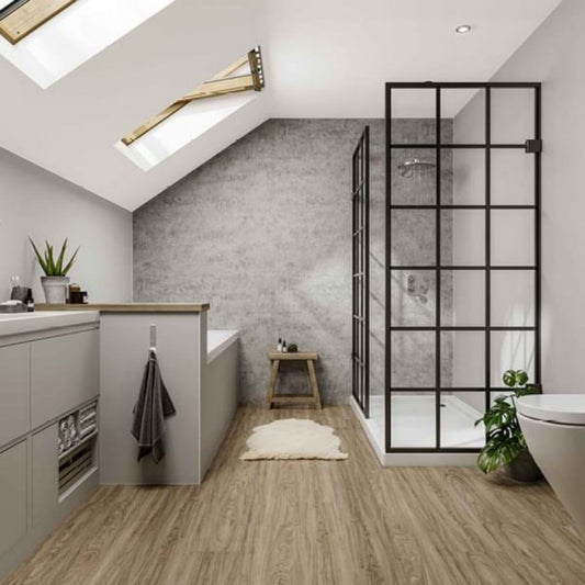 MULTIPANEL ML8830SHRHLTG17 LB COLLECTION H/LOCK ELEMENTS T&G WALL PANEL 2400 x 1200mm CONCRETE