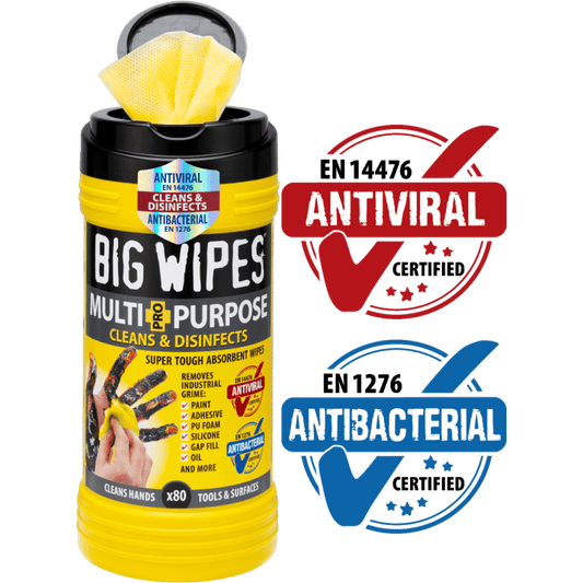 BIGWIPES BGW2420 TUB OF 80 4X4 HEAVY DUTY HAND WIPES