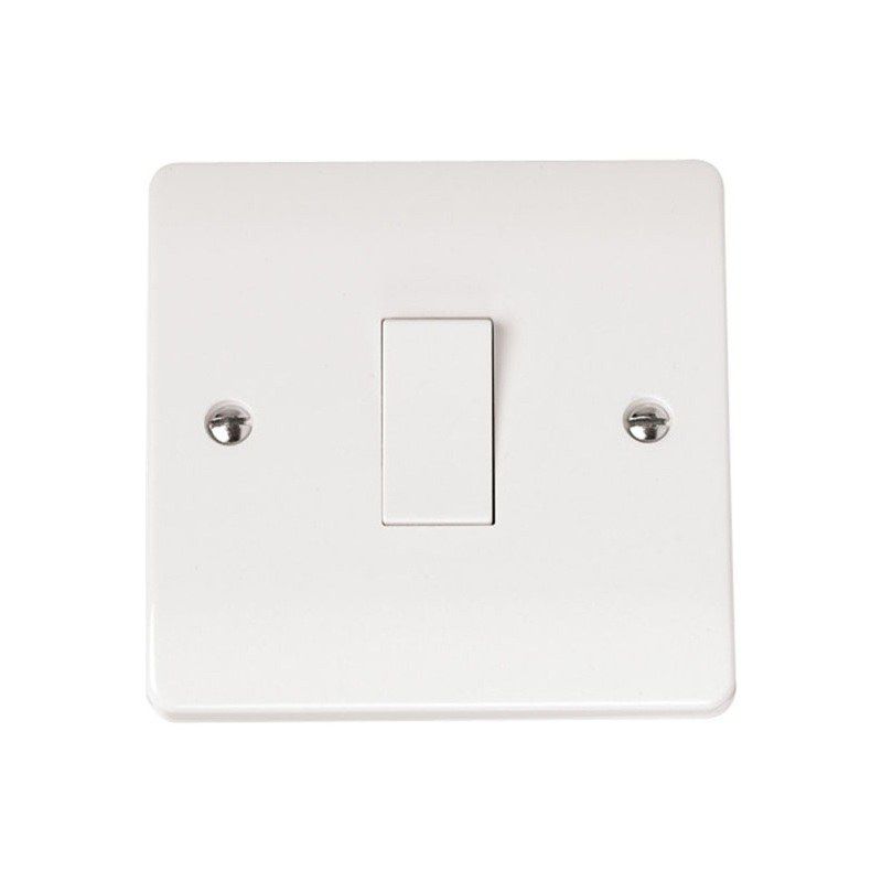 CLICK CMA010 1-GANG 1 WAY PLATE SWITCH 10a