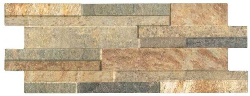 GLOBAL STONE PORCELAIN CLADDING PER TILE 400 x 160mm QUARTZ GOLD KEQO1640