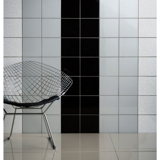 HRJ PRISMATICS GLOSS MICRO TILE 150 x 150mm AA1515PRM57 P44 WHITE/SHARK