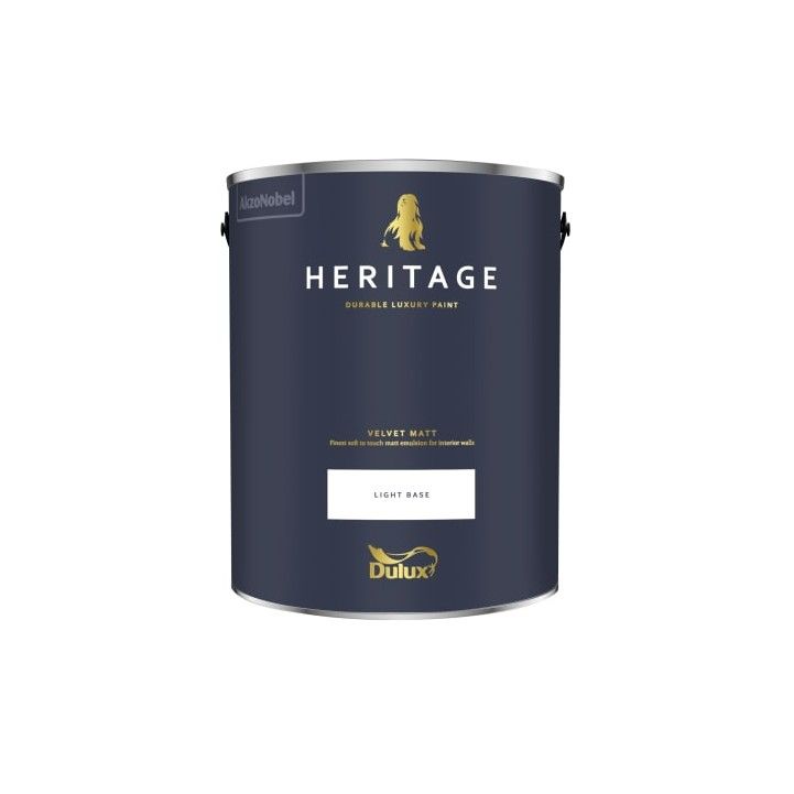 DULUX TRADE HERITAGE VELVET MATT BASE 5l LIGHT 5479962