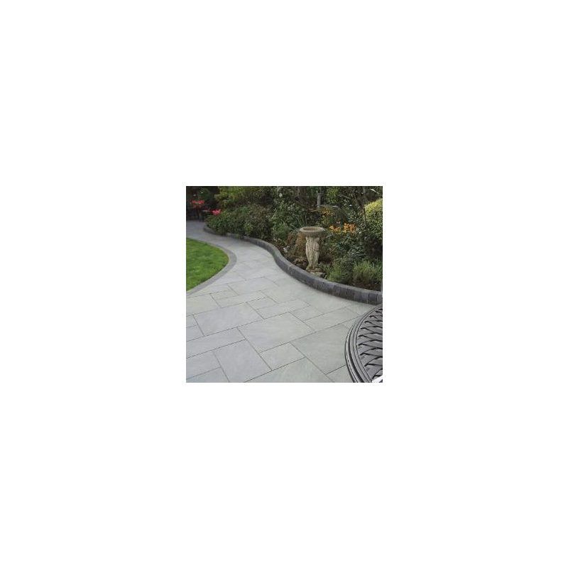BRADSTONE MONKSBRIDGE 50mm MIXED SIZES BLOCK PAVING 9.6m2 PACK ROYALE 45025