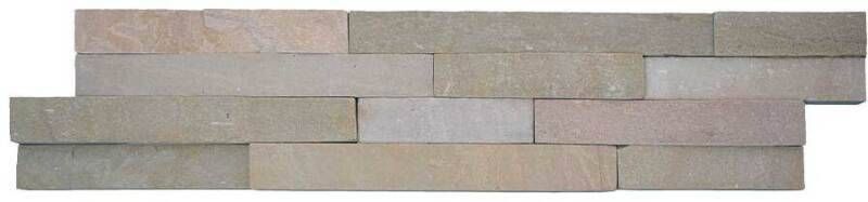 GLOBAL STONE CLADDING 600 x 150mm BUFF BROWN (PACK OF 6) BBSC6515B