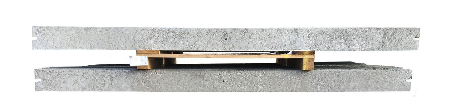 F P MCCANN CONCRETE PLAIN GRAVEL BOARD MORTICED & RECESSED POSTS 2885 x 150 x 50mm FPGB2885P
