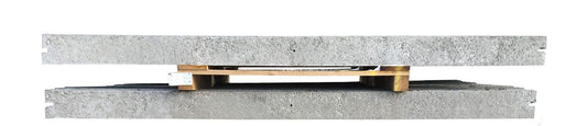 F P MCCANN CONCRETE PLAIN GRAVEL BOARD MORTICED & RECESSED POSTS 2885 x 150 x 50mm FPGB2885P