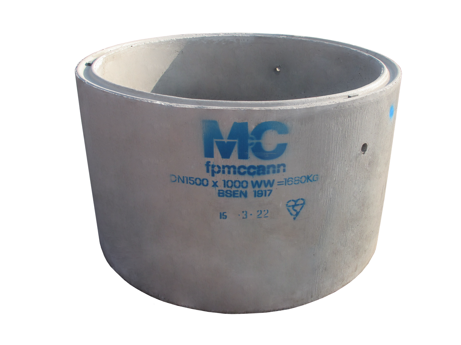F P MCCANN P10 MANHOLE RING 1500 x 1000mm C/W STEPS 2823