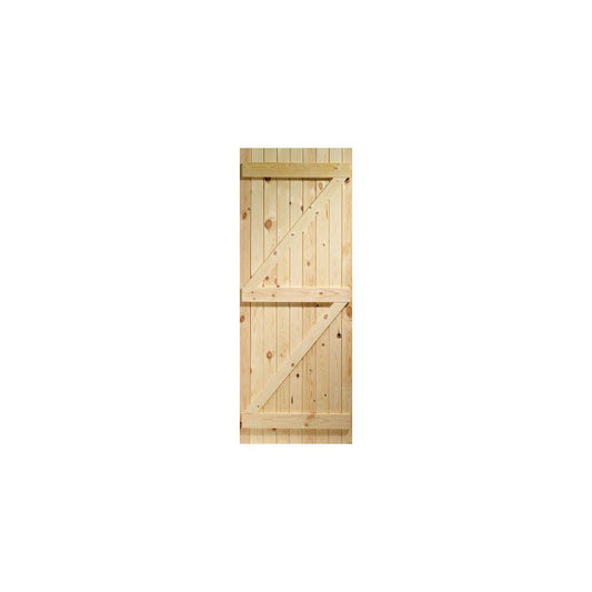 XL EXTERNAL PINE LEDGED & BRACED GATE LB33 6`6 x 2`9