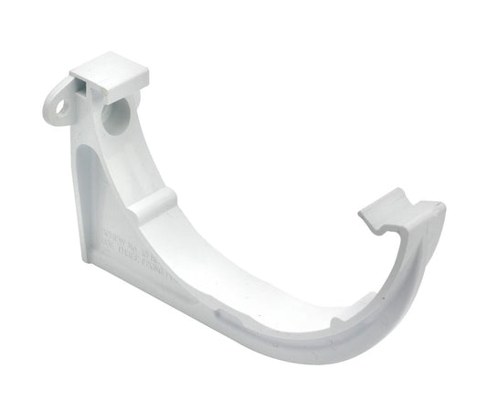 OSMA 0T019 ROUND PVCU GUTTER SUPPORT BRACKET 112mm 0T019W WHITE