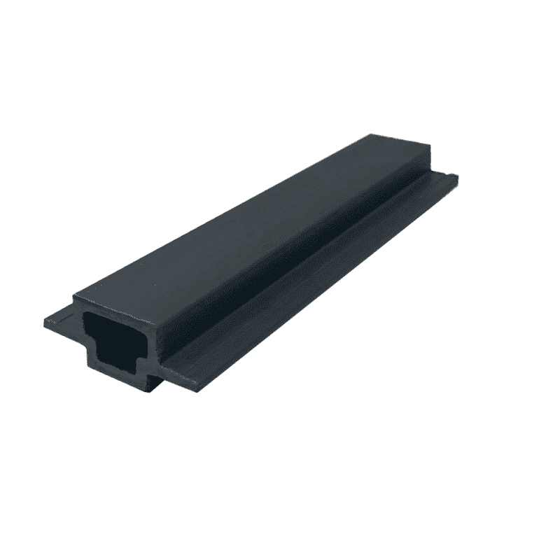 COMPLETE COMPOSITE SLATTED CLADDING CONNECTOR 2500mm STONE GREY CCSCCPSG