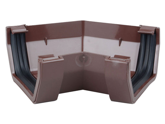 OSMASQUARELINE 4T804 PVCU GUTTER ANGLE 45deg 100mm 4T804N BROWN