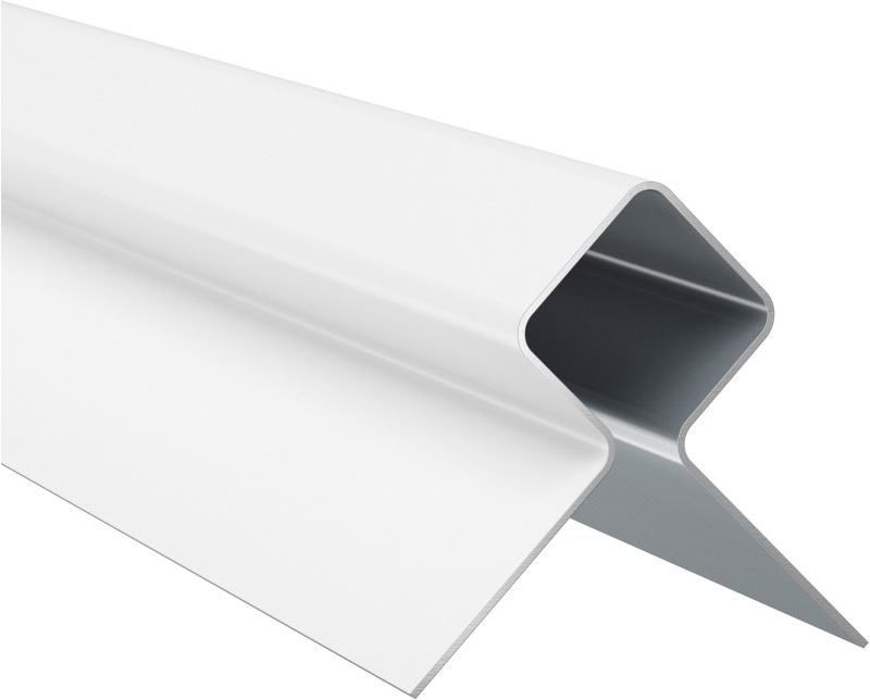 JAMES HARDIE PLANK METAL TRIM EXTERNAL CORNER PROFILE 3m ARTIC WHITE 5300267