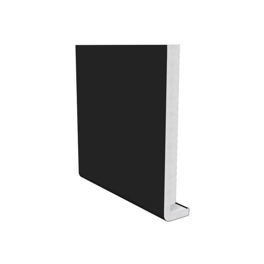 FREEFOAM MAGNUM SQUARE LEG FASCIA 5m x 400 x 18mm WOODGRAIN BLACK FMS400WGB