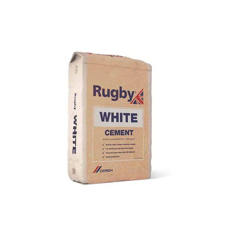 Rugby White Cement 25kg 10110285